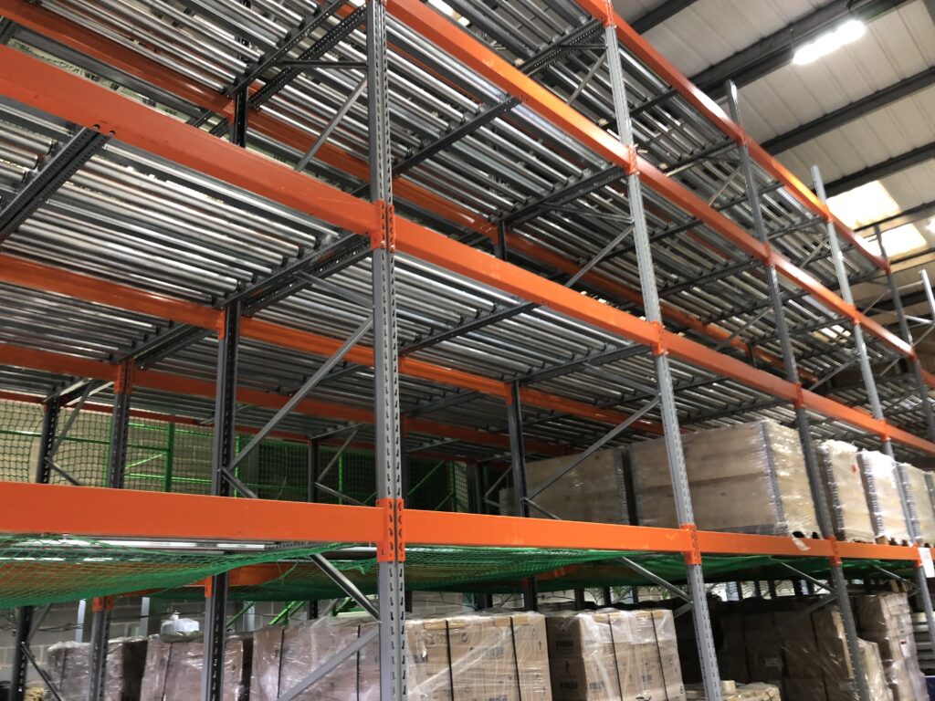 An industrial pallet racking solution from STS Storage Systems.