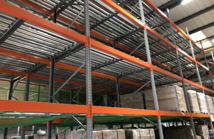 An industrial pallet racking solution from STS Storage Systems.