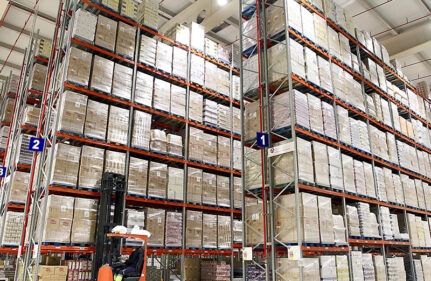 An industrial pallet racking solution from STS Storage Systems.
