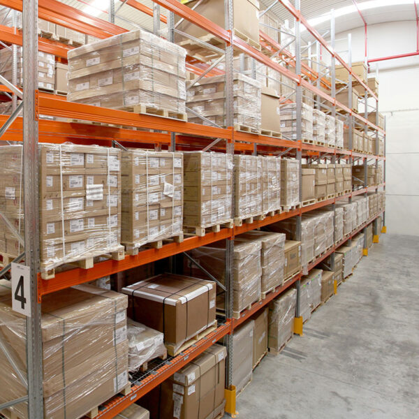 an example of an industrial racking solution constructed by STS Storage Solutions.